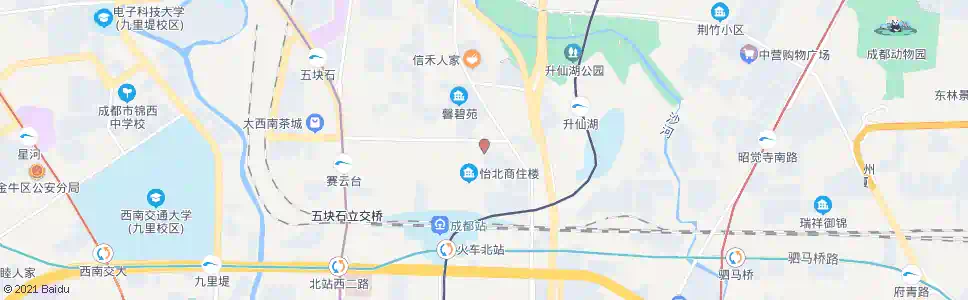 成都武侯祠横街北站_公交站地图_成都公交_妙搜公交查询2025