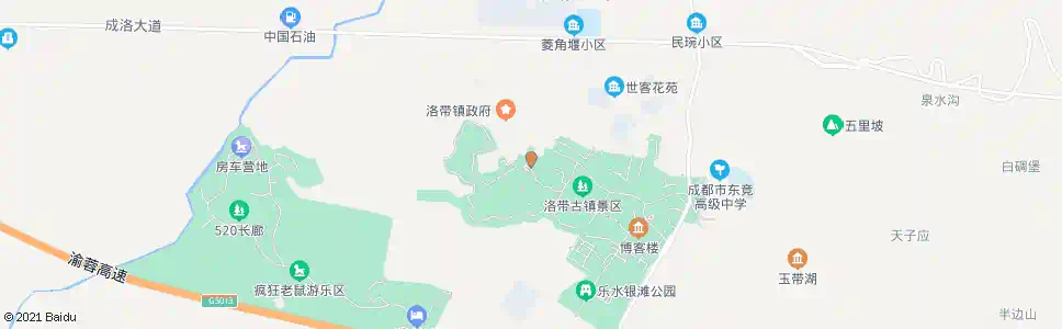 成都五凤楼停车场_公交站地图_成都公交_妙搜公交查询2025