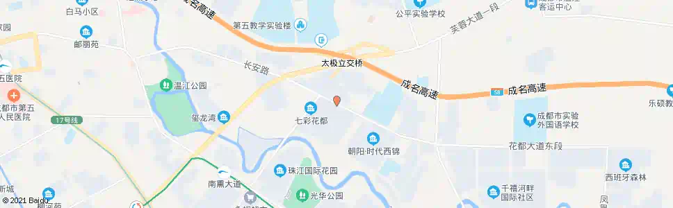 成都花都大道西段中_公交站地图_成都公交_妙搜公交查询2025