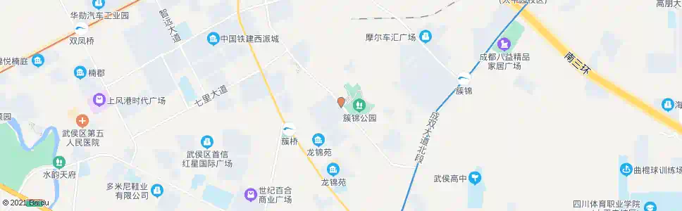 成都福锦路二段北_公交站地图_成都公交_妙搜公交查询2025
