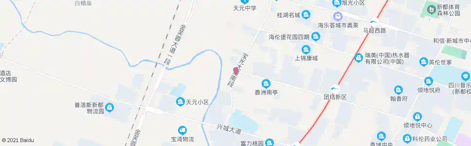 成都宝光大道工业大道口_公交站地图_成都公交_妙搜公交查询2025