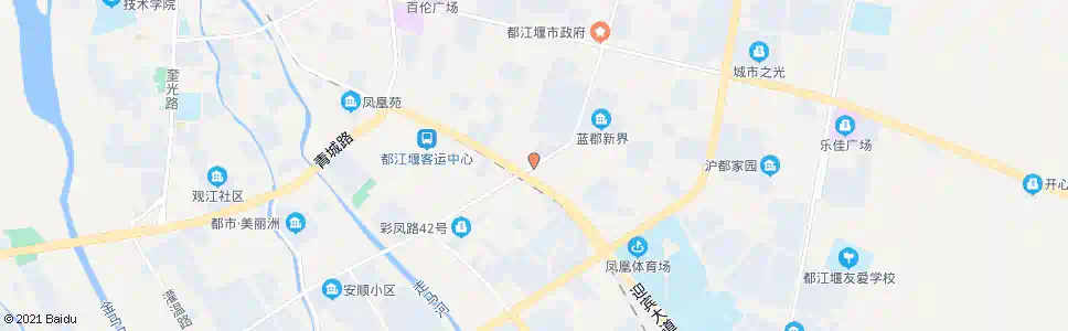 成都都江堰市检察院_公交站地图_成都公交_妙搜公交查询2025
