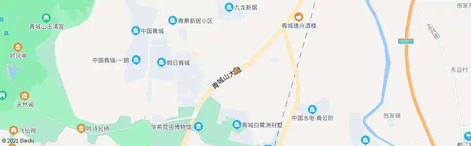 成都青城人家_公交站地图_成都公交_妙搜公交查询2025