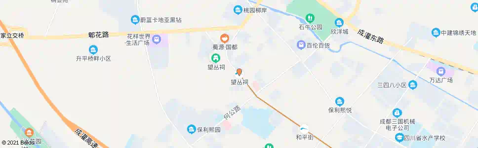 成都望丛祠东_公交站地图_成都公交_妙搜公交查询2025