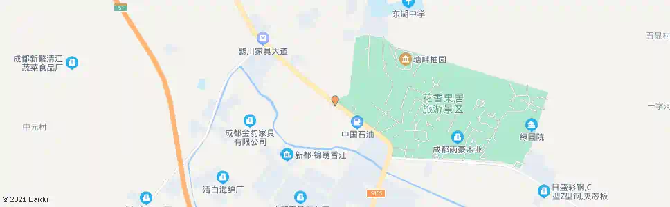 成都崇光寺_公交站地图_成都公交_妙搜公交查询2025