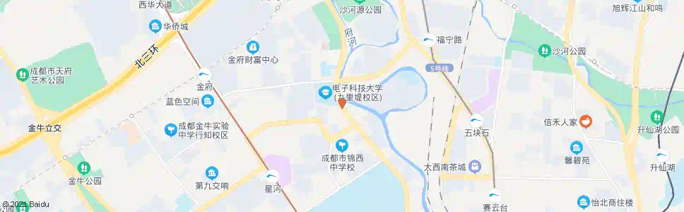 成都九里堤北路北_公交站地图_成都公交_妙搜公交查询2025