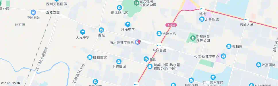 成都海伦城市广场_公交站地图_成都公交_妙搜公交查询2025