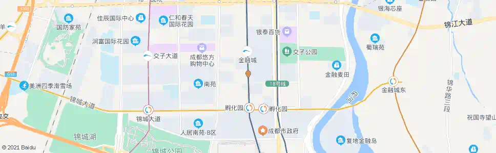 成都交子南一路中_公交站地图_成都公交_妙搜公交查询2025