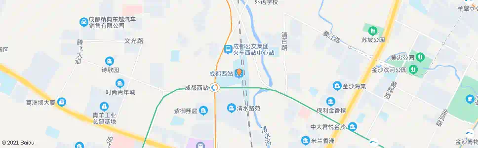 成都金阳路西_公交站地图_成都公交_妙搜公交查询2025