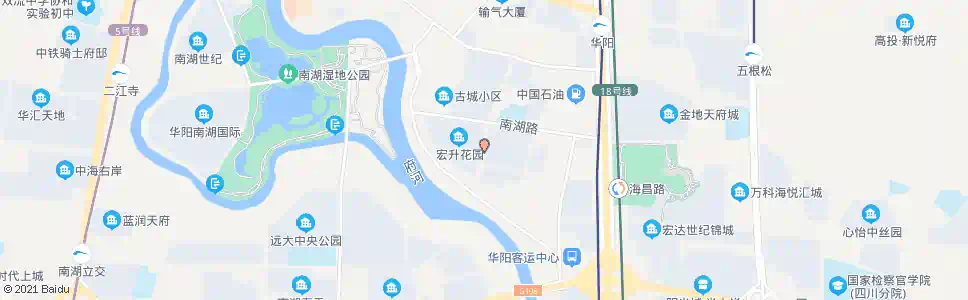 成都二江路一段_公交站地图_成都公交_妙搜公交查询2025