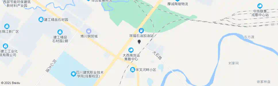 成都祥福_公交站地图_成都公交_妙搜公交查询2025