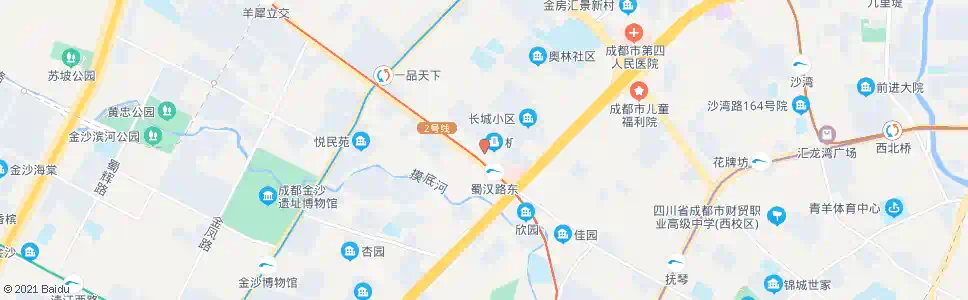 成都蜀通街_公交站地图_成都公交_妙搜公交查询2025