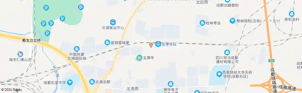 成都龙潭寺东路中_公交站地图_成都公交_妙搜公交查询2025