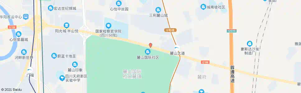 成都麓山大道万安路口_公交站地图_成都公交_妙搜公交查询2025