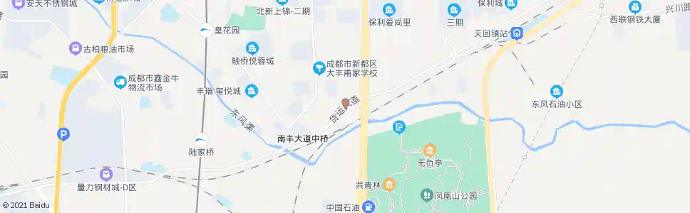 成都金芙蓉大道北星大道口西_公交站地图_成都公交_妙搜公交查询2025