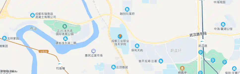 成都工业技术学院_公交站地图_成都公交_妙搜公交查询2025