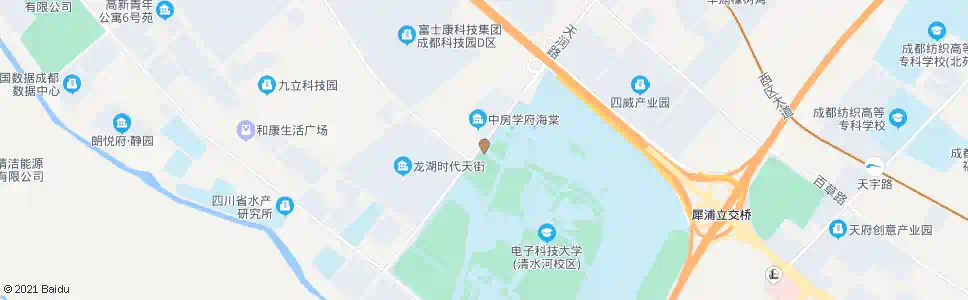 成都电子科大清水河校区西门_公交站地图_成都公交_妙搜公交查询2025