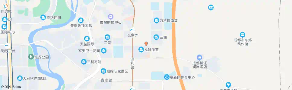 成都中和二街康河路口_公交站地图_成都公交_妙搜公交查询2025