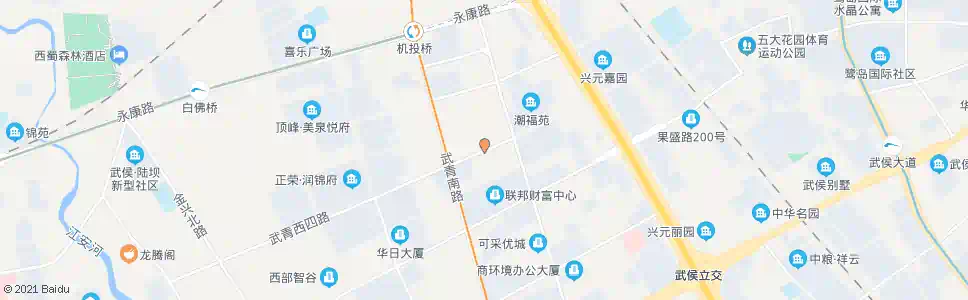 成都武青东四路_公交站地图_成都公交_妙搜公交查询2025