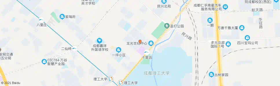 成都东华二路口_公交站地图_成都公交_妙搜公交查询2025
