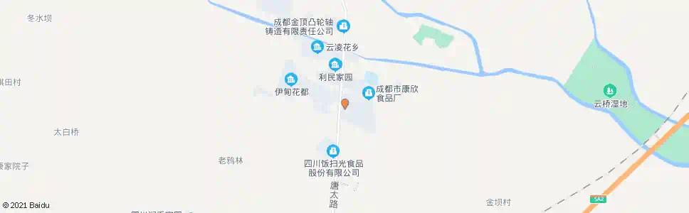 成都云凌村_公交站地图_成都公交_妙搜公交查询2025