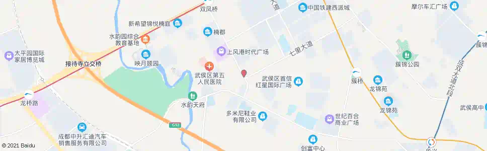 成都金花镇七里路口_公交站地图_成都公交_妙搜公交查询2025