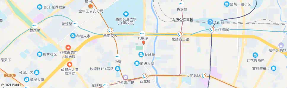 成都九里堤南路北_公交站地图_成都公交_妙搜公交查询2025