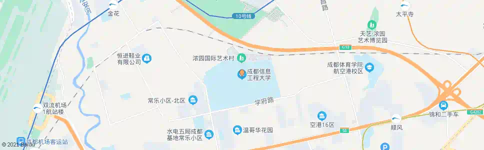 成都信息工程大学_公交站地图_成都公交_妙搜公交查询2025