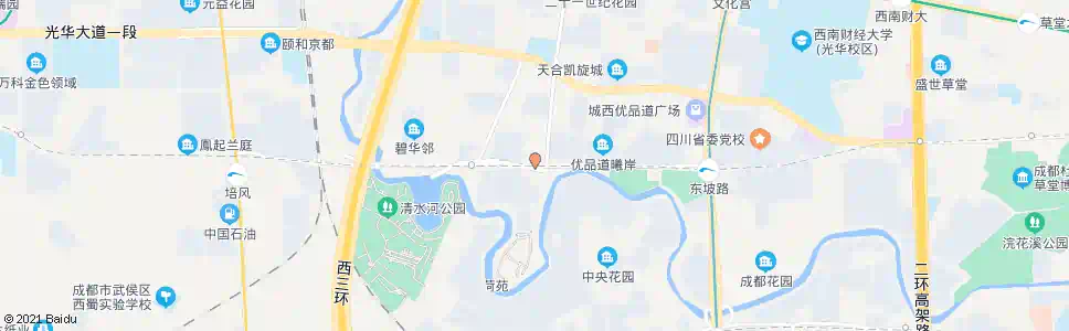 成都东坡大道中_公交站地图_成都公交_妙搜公交查询2025