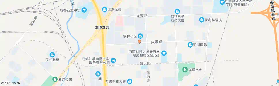 成都鹤林小区_公交站地图_成都公交_妙搜公交查询2025