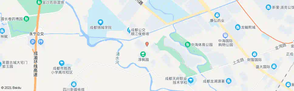 成都金辉路景观路口_公交站地图_成都公交_妙搜公交查询2025