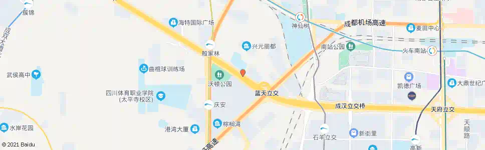 成都三环路新义路口_公交站地图_成都公交_妙搜公交查询2025