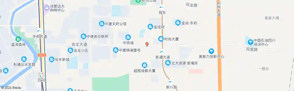 成都北新大道斑竹园路口_公交站地图_成都公交_妙搜公交查询2025