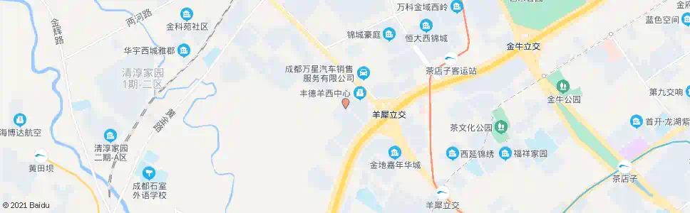 成都蜀西环街_公交站地图_成都公交_妙搜公交查询2025