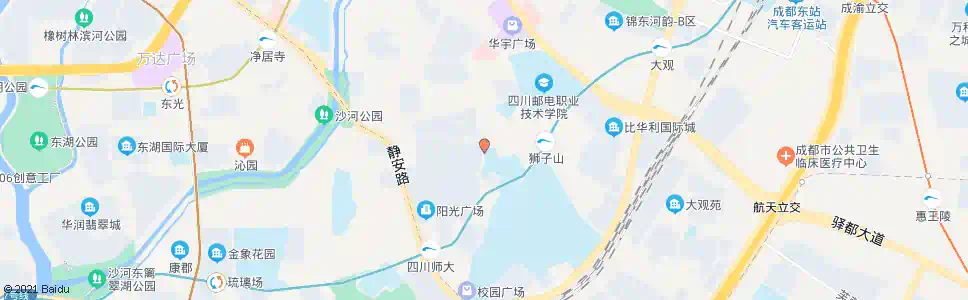 成都川师大附中_公交站地图_成都公交_妙搜公交查询2025
