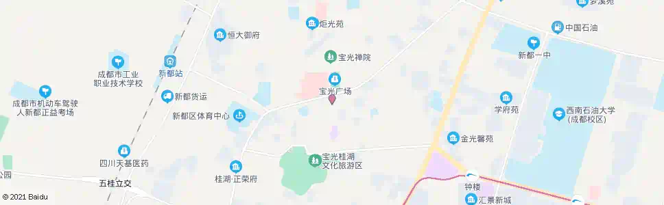 成都小北街口_公交站地图_成都公交_妙搜公交查询2025