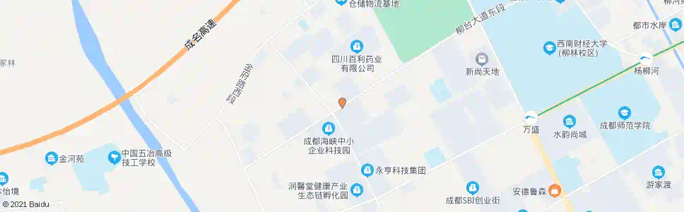 成都科技园广场_公交站地图_成都公交_妙搜公交查询2025