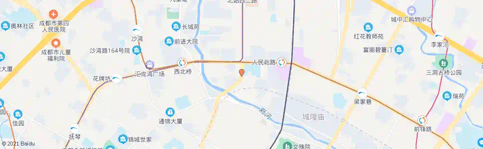 成都白马寺_公交站地图_成都公交_妙搜公交查询2025