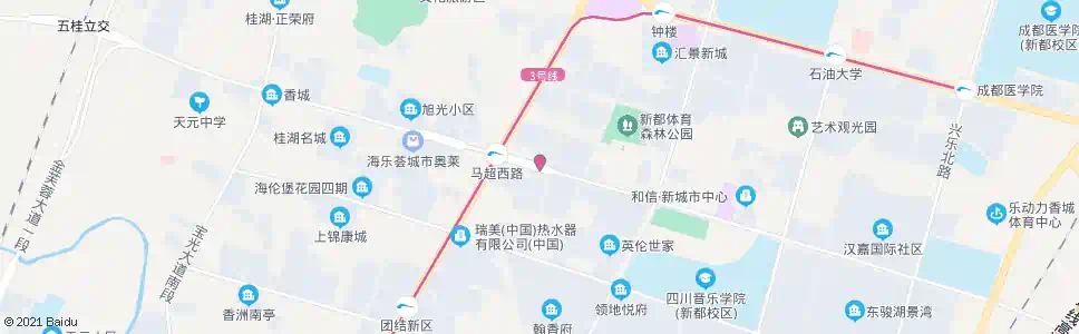 成都新都花园_公交站地图_成都公交_妙搜公交查询2025