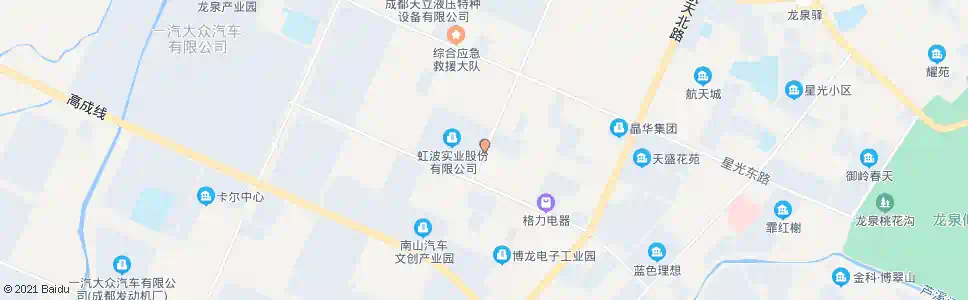 成都虹波股份_公交站地图_成都公交_妙搜公交查询2025
