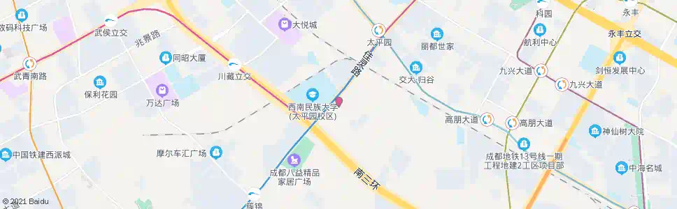 成都南桥二路_公交站地图_成都公交_妙搜公交查询2025