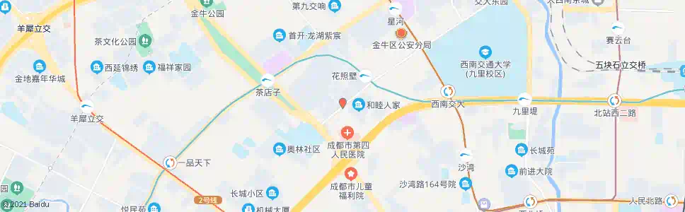成都金房苑横街东_公交站地图_成都公交_妙搜公交查询2025