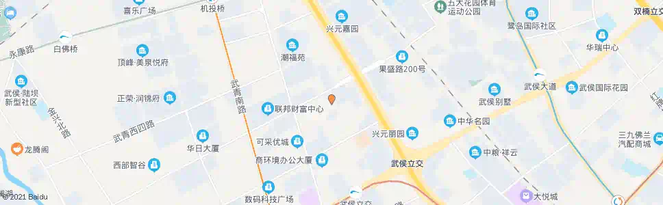 成都武兴一路北_公交站地图_成都公交_妙搜公交查询2025