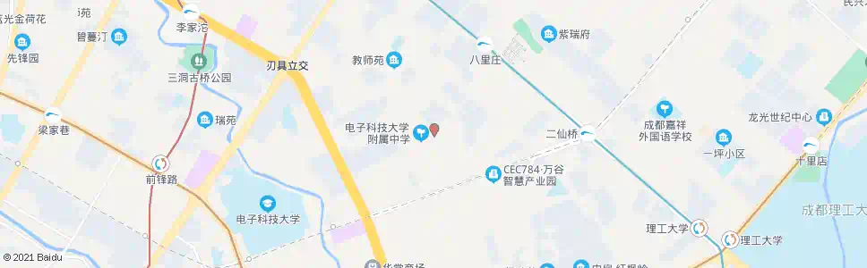 成都双建路中_公交站地图_成都公交_妙搜公交查询2025