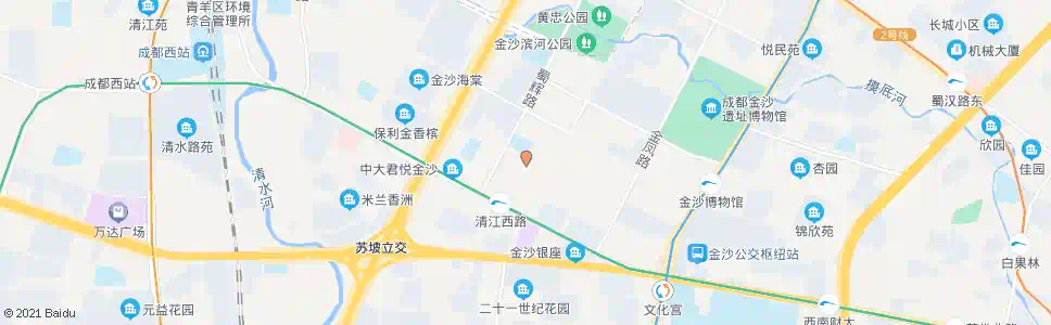 成都金鹏街_公交站地图_成都公交_妙搜公交查询2025