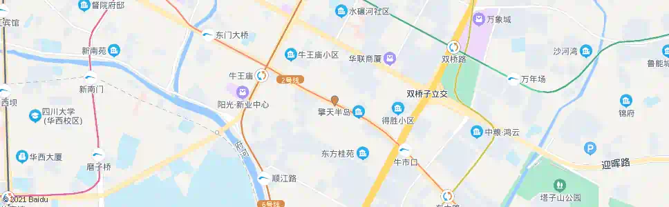成都陈家巷_公交站地图_成都公交_妙搜公交查询2025