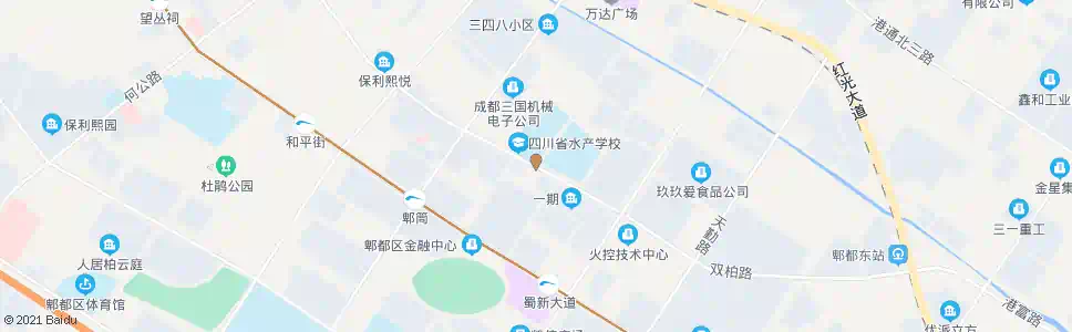 成都郫县人民政府第一办公区_公交站地图_成都公交_妙搜公交查询2025