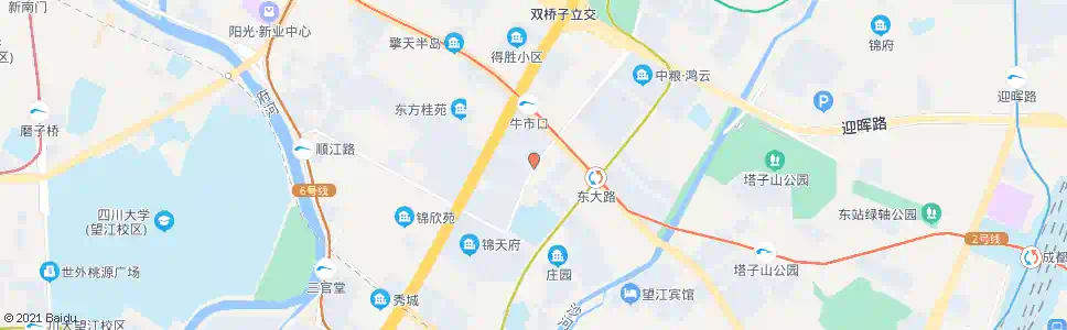 成都通宝街_公交站地图_成都公交_妙搜公交查询2025