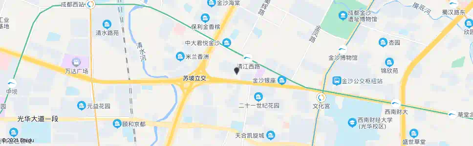 成都金祥南支路_公交站地图_成都公交_妙搜公交查询2025