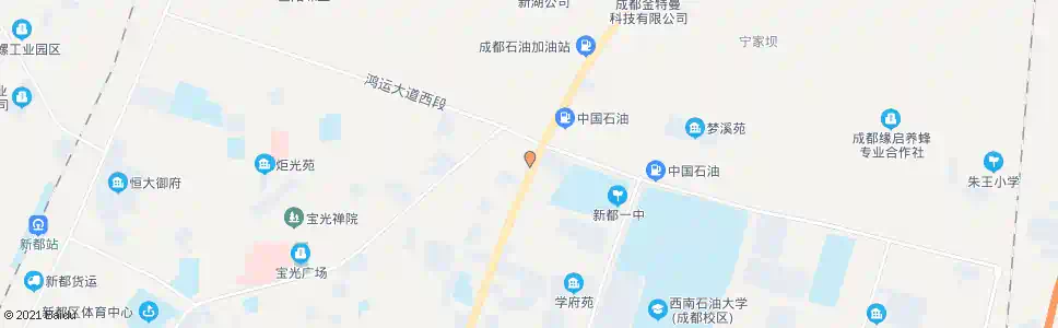 成都蓉都大道北二段_公交站地图_成都公交_妙搜公交查询2025